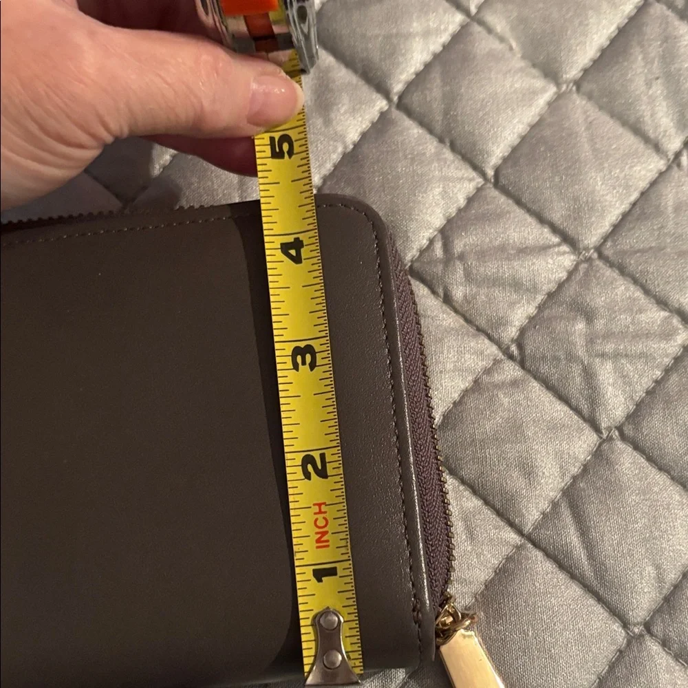 Gray Wristlet Clutch